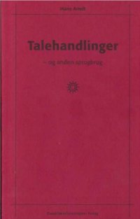 cover of the book Talehandlinger - og anden sprogbrug