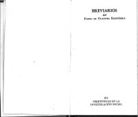 cover of the book Objetividad en la Investigación Social