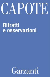 cover of the book Ritratti e osservazioni