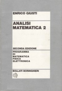 cover of the book Analisi matematica 2