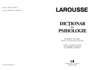 cover of the book Dictionar psihologie