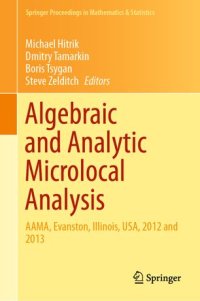 cover of the book Algebraic and Analytic Microlocal Analysis: AAMA, Evanston, Illinois, USA, 2012 and 2013