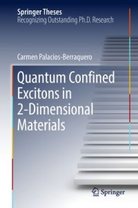 cover of the book Quantum Confined Excitons in 2-Dimensional Materials