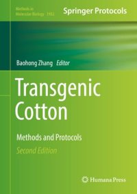 cover of the book Transgenic Cotton: Methods and Protocols