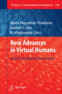 cover of the book New Advances in Virtual Humans: Artificial Intelligence Environment