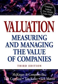 cover of the book Valuation Measuring and Managing the Value of Companies 