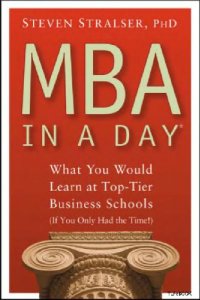 cover of the book MBA in A Day - What You Would Learn At Top-Tier Business Schools