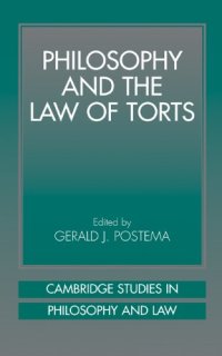 cover of the book Philosophy law of torts