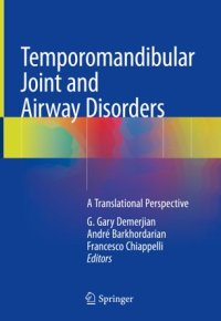 cover of the book Temporomandibular Joint and Airway Disorders: A Translational Perspective