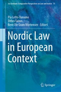 cover of the book Nordic Law in European Context