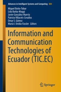 cover of the book Information and Communication Technologies of Ecuador (TIC.EC)