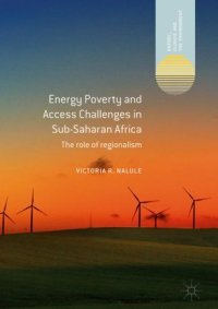 cover of the book Energy Poverty and Access Challenges in Sub-Saharan Africa: The role of regionalism