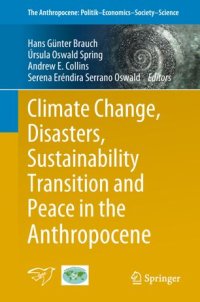 cover of the book Climate Change, Disasters, Sustainability Transition and Peace in the Anthropocene