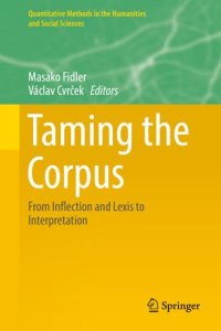 cover of the book Taming the Corpus: From Inflection and Lexis to Interpretation