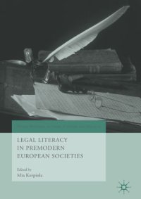 cover of the book Legal Literacy in Premodern European Societies