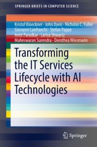 cover of the book Transforming the IT Services Lifecycle with AI Technologies