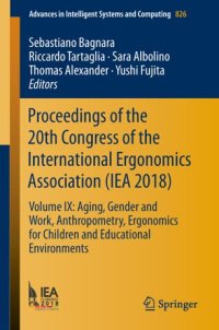 cover of the book Proceedings of the 20th Congress of the International Ergonomics Association (IEA 2018)