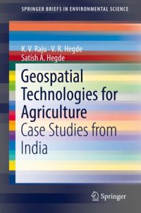 cover of the book Geospatial Technologies for Agriculture: Case Studies from India