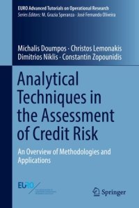 cover of the book Analytical Techniques in the Assessment of Credit Risk: An Overview of Methodologies and Applications