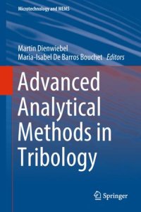 cover of the book Advanced Analytical Methods in Tribology