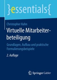 cover of the book Virtuelle Mitarbeiterbeteiligung: Grundlagen, Aufbau und praktische Formulierungsbeispiele