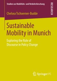 cover of the book Sustainable Mobility in Munich: Exploring the Role of Discourse in Policy Change