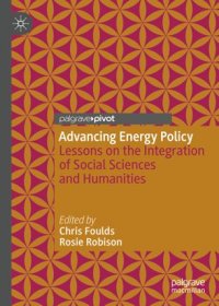 cover of the book Advancing Energy Policy: Lessons on the integration of Social Sciences and Humanities