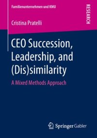 cover of the book CEO Succession, Leadership, and (Dis)similarity: A Mixed Methods Approach