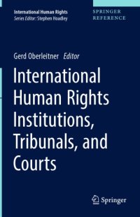 cover of the book International Human Rights Institutions, Tribunals, and Courts