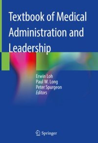 cover of the book Textbook of Medical Administration and Leadership