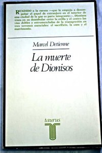 cover of the book La muerte de Dionisos