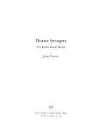 cover of the book Distant Strangers: How Britain Became Modern