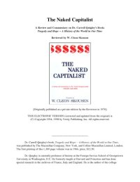 cover of the book The Naked Capitalist