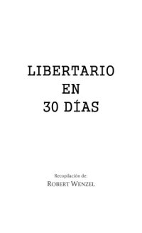 cover of the book Libertario en 30 días