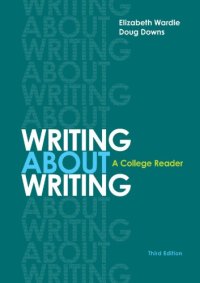 cover of the book Writing about Writing A College Reader