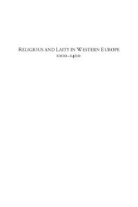 cover of the book Religious and Laity in Western Europe, 1000-1400: Interaction, Negotiation, and Power