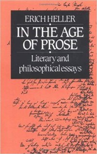 cover of the book In the Age of Prose: Literary and Philosophical Essays