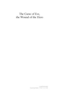 cover of the book The curse of Eve, the wound of the hero : blood, gender, and medieval literature