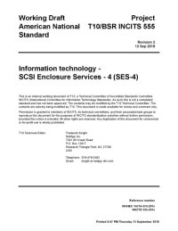 cover of the book SCSI Enclosure Services - 4 (SES-4 r02)