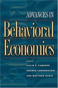 cover of the book Advances in Behavioral Economics