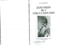 cover of the book Lecciones muniquesas para la historia de la filosofía moderna