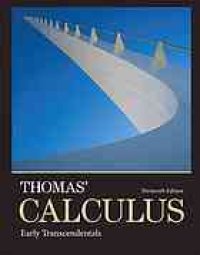 cover of the book Thomas’ calculus : early transcendentals