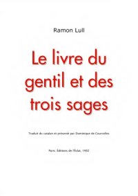 cover of the book Le livre du gentil et des trois sages