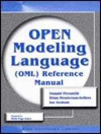 cover of the book Open Modeling Language (OML) Reference Manual