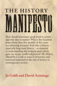 cover of the book The History Manifesto