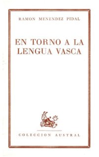 cover of the book En torno a la lengua vasca