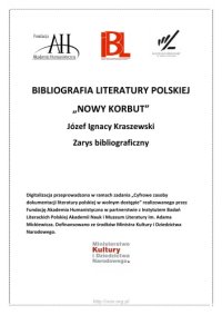 cover of the book Józef Ignacy Kraszewski : zarys bibliograficzny