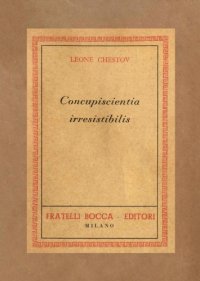 cover of the book Concupiscientia irresistibilis (Della filosofia medioevale)