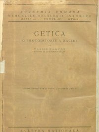 cover of the book Getica. O protoistorie a Daciei