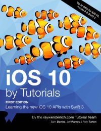 cover of the book iOS 10 By Tutorials